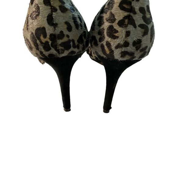 Halogen CalfHair Animal Print Leather Pumps - Picture 10 of 15